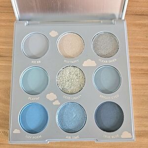 BRAND NEW Colourpop On Cloud Blue Eyeshadow Palette 9pc Mattes & Shimmers